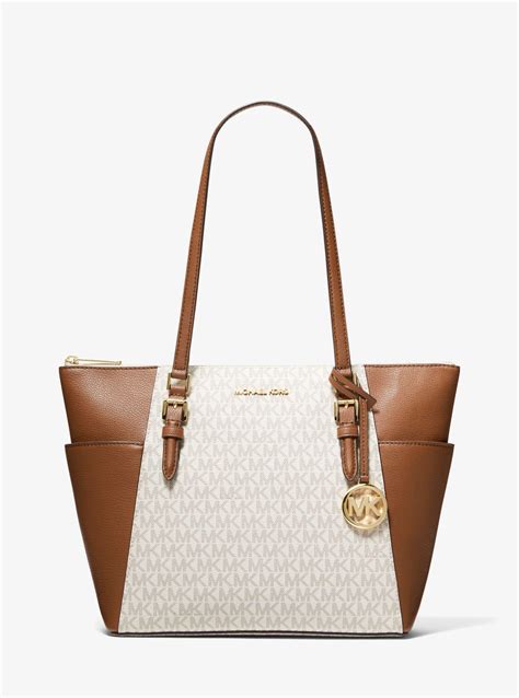 michael kors top zip tote